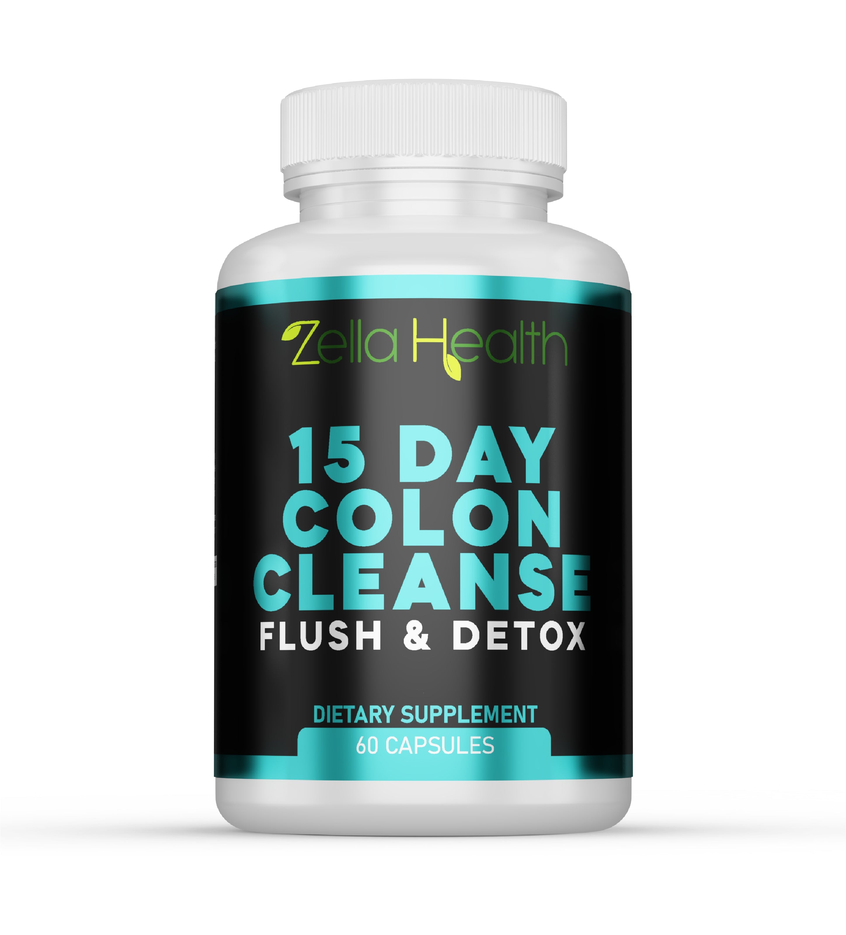 Colon Cleanse 15 Day Flush and Detox - 60 Veggie capsules, Supplement