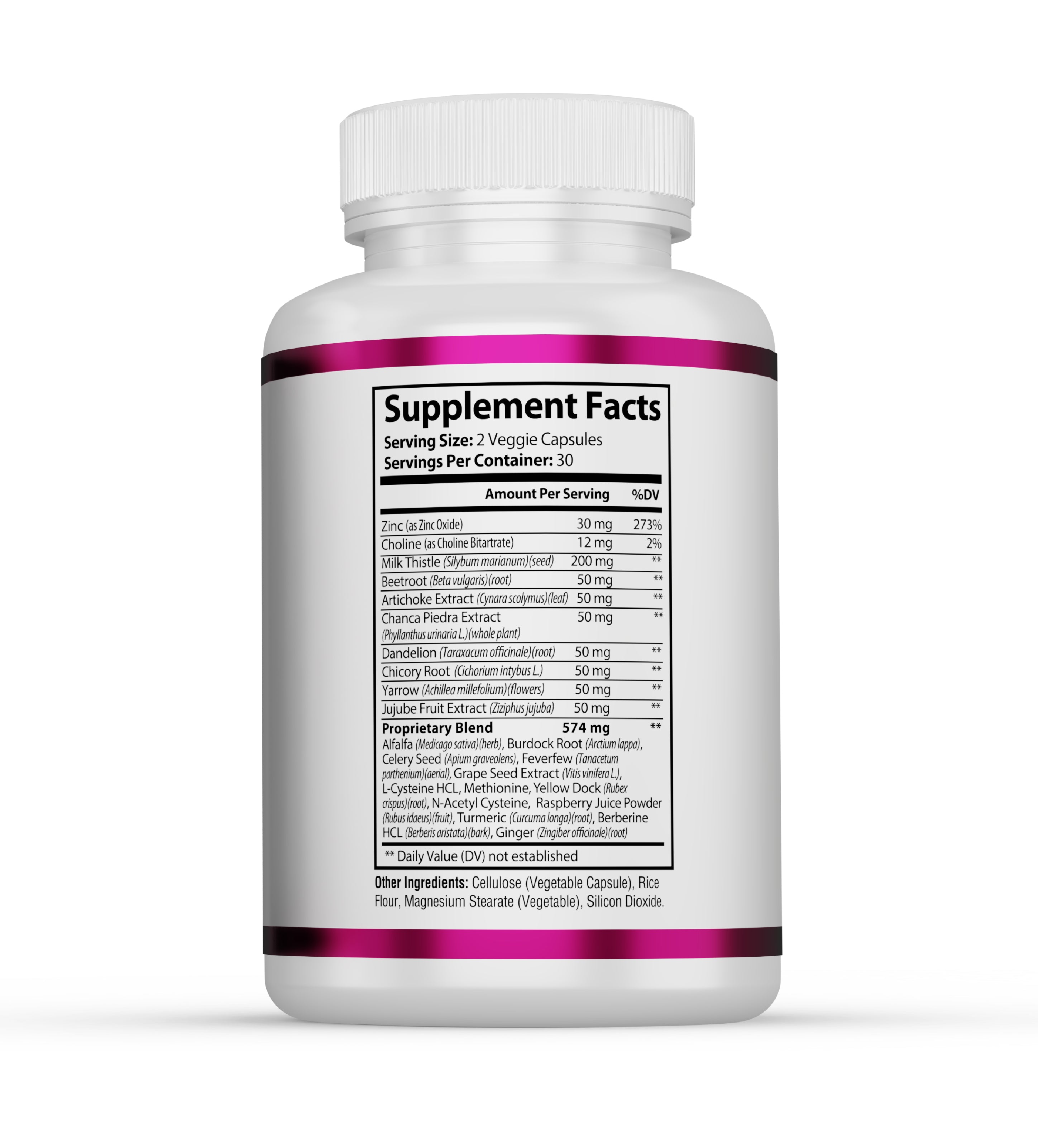 Liver Support Supplement with Milk Thistle - Artichoke - Dandelion Root 60 Veggie Capsules-